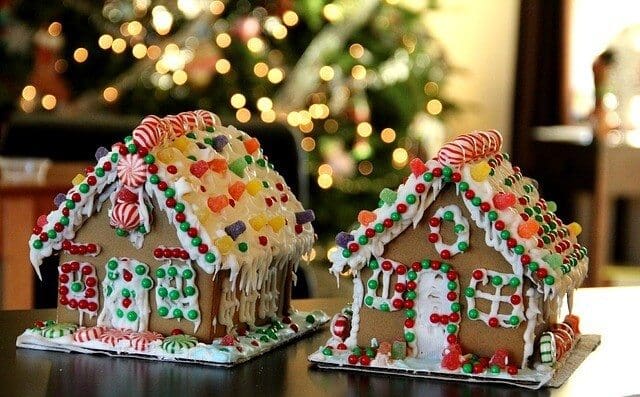 Gingerbread houses.